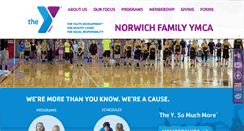 Desktop Screenshot of norwichymca.com